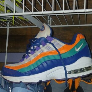 Nike Kids Air Max 95 Blue Orange Green Sneakers